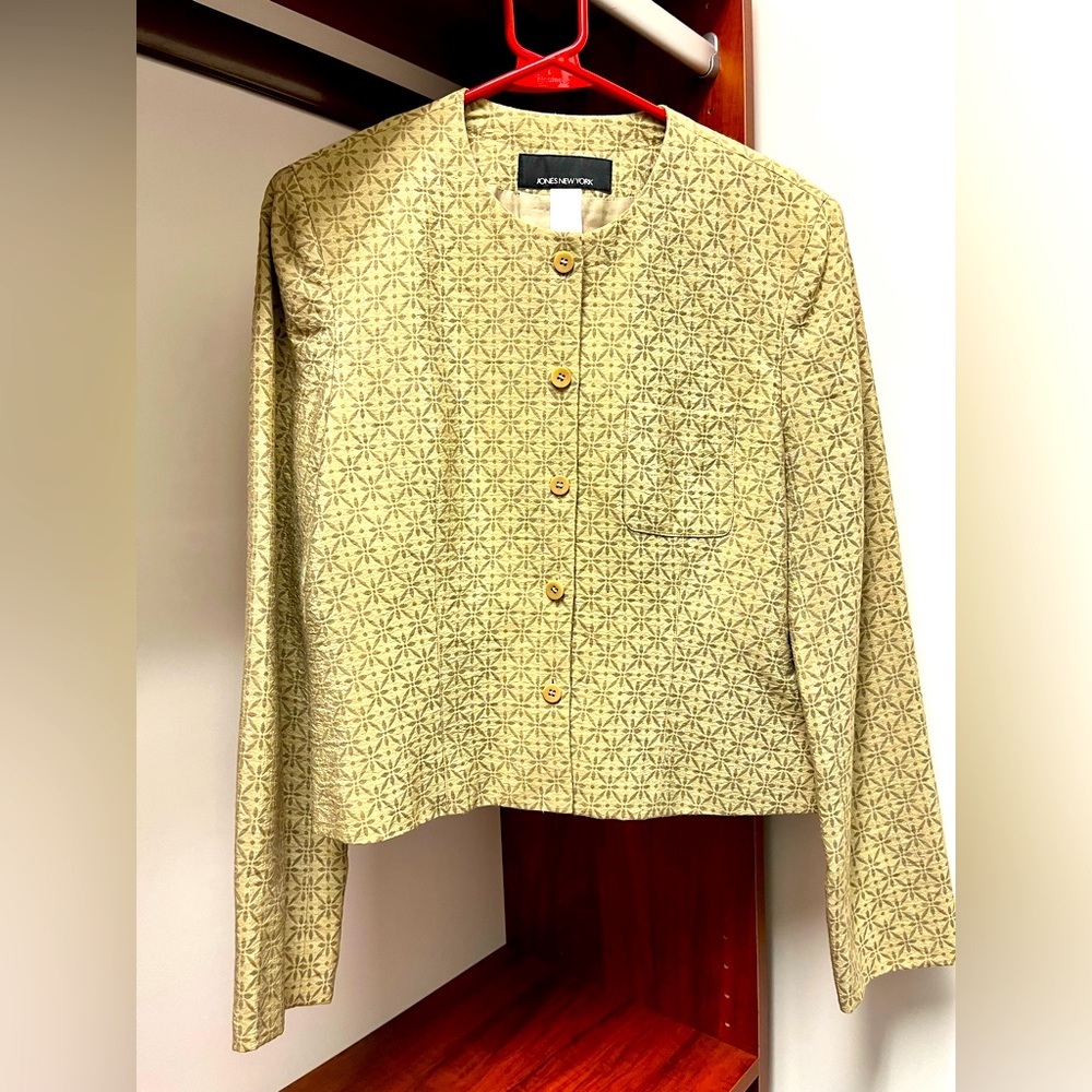 Olive Jacket or top - you choose; just enjoy all the compliments you’ll get!